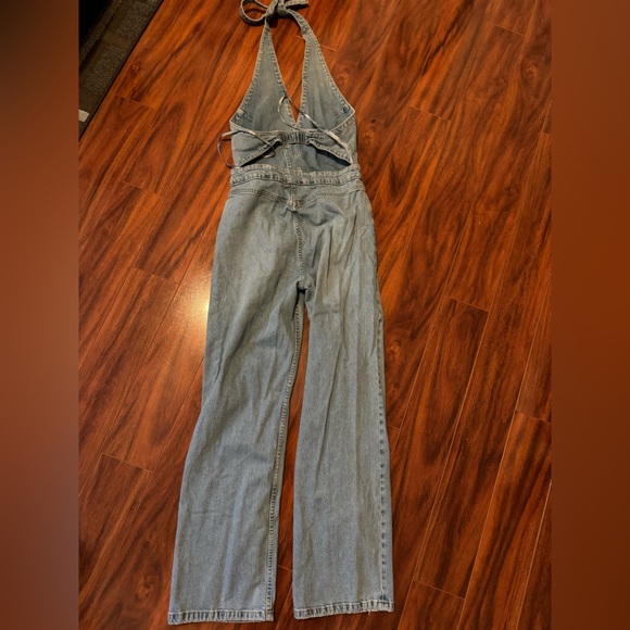 Zara Blue Relaxed Jeans Straight Leg Denim -SOLD - Picture 4 of 5